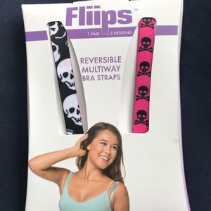 COPY - Skull & Crossbones Reversible Bra Straps